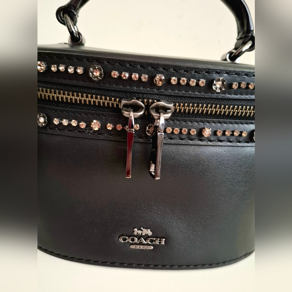 ❤️Coach x Selena Gomez collection Trail Bag With Crystal Embellishment 39292 - Picture 2 of 14